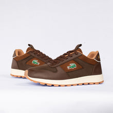 Cargar imagen en el visor de la galería, TENIS HOMBRE LACOSTE MARRON
