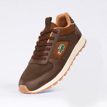 Cargar imagen en el visor de la galería, TENIS HOMBRE LACOSTE MARRON
